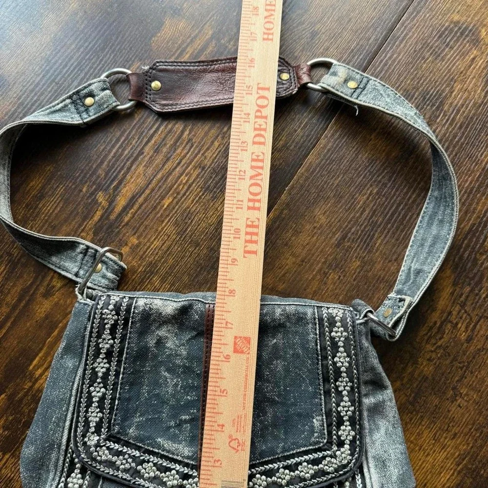 Mona B Stella Embroidered Crossbody